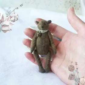 Teddy Bear collectible art miniature