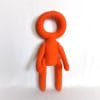 Alan Becker Stickman Orange Plush Toy 40 cm