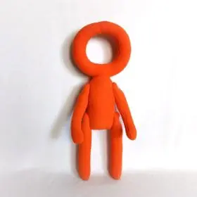 Alan Becker Stickman Orange Plush Toy 40 cm