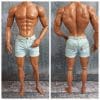 Adonis doll outfit realistic blue denim shorts