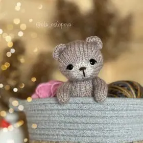 Knitting pattern bear .
