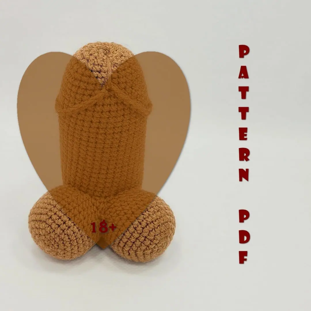 Amigurumi toy Penis Plush Mature crochet pattern Amigurumi toy Penis Plush Mature crochet pattern