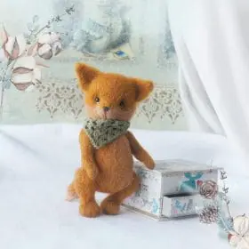 Fox teddy doll