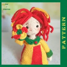 Lillian Crochet Doll Pattern Amigurumi Doll PDF English Tutorial