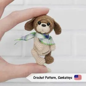 mini puppy crochet pattern