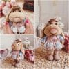 Handmade Bunny Doll. Easter Rag Doll. Gift For Friend. Nursery decor doll. Gift for girl. Easter decor. Easter gift.