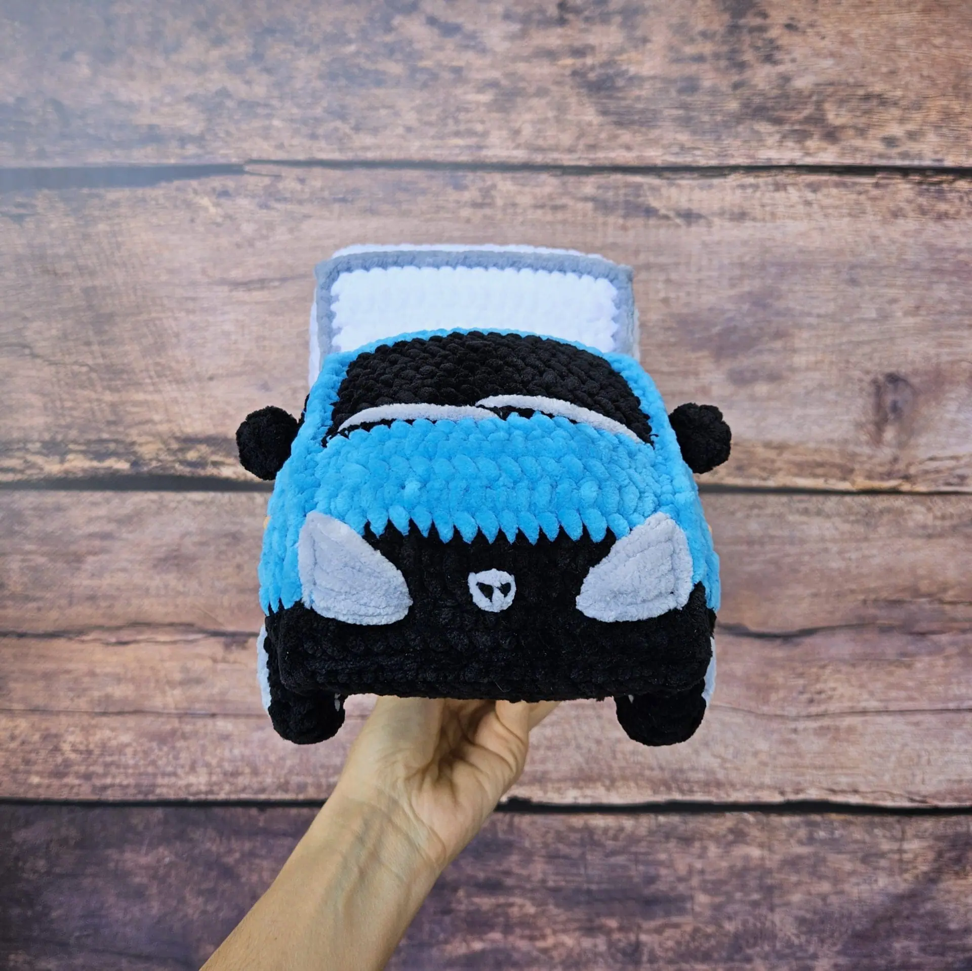 CROCHET BOX TRUCK PATTERN, Amigurumi delivery truck 10 Crochet Box truck pattern
