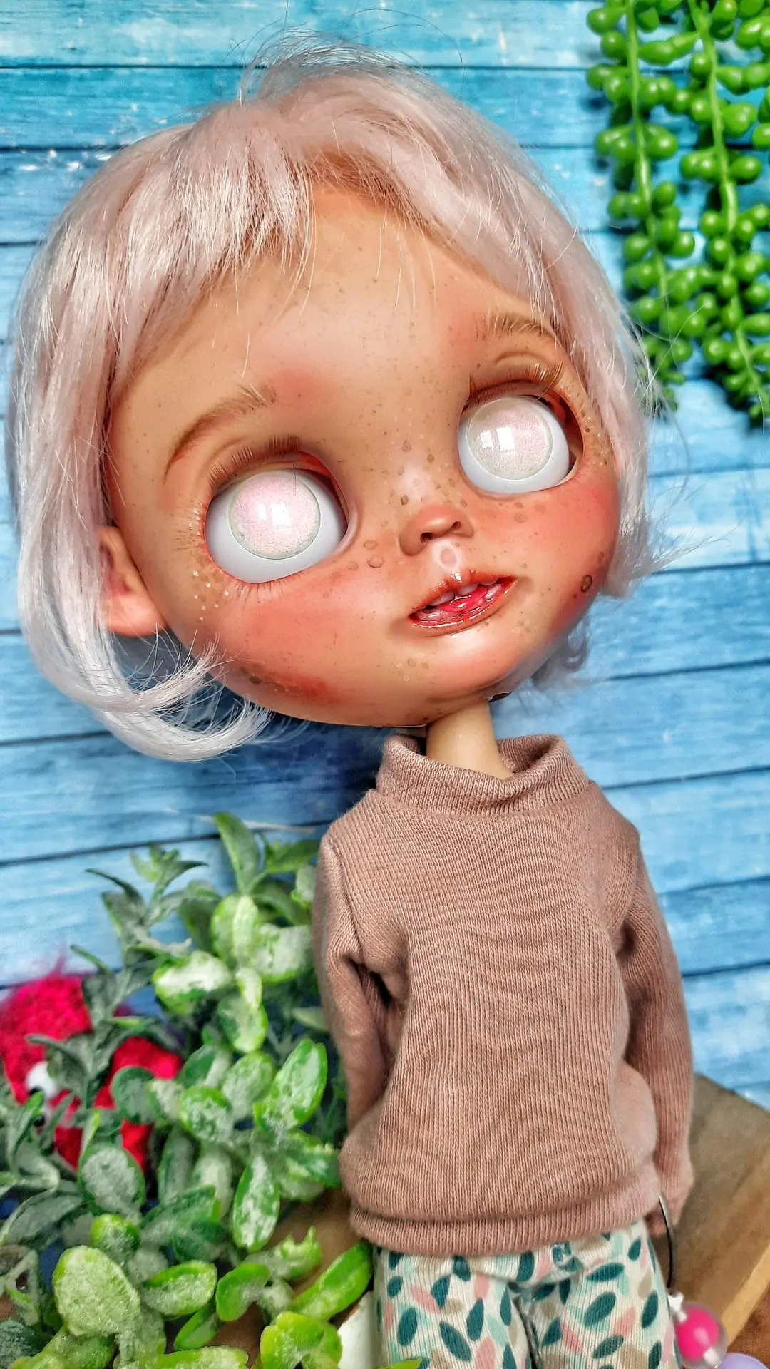 Blythe doll custom Pink hair Personalized blythe doll 17 1000048407 01.jpeg