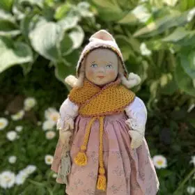 Cloth doll “Dutch girl Lara from the Netherlands”