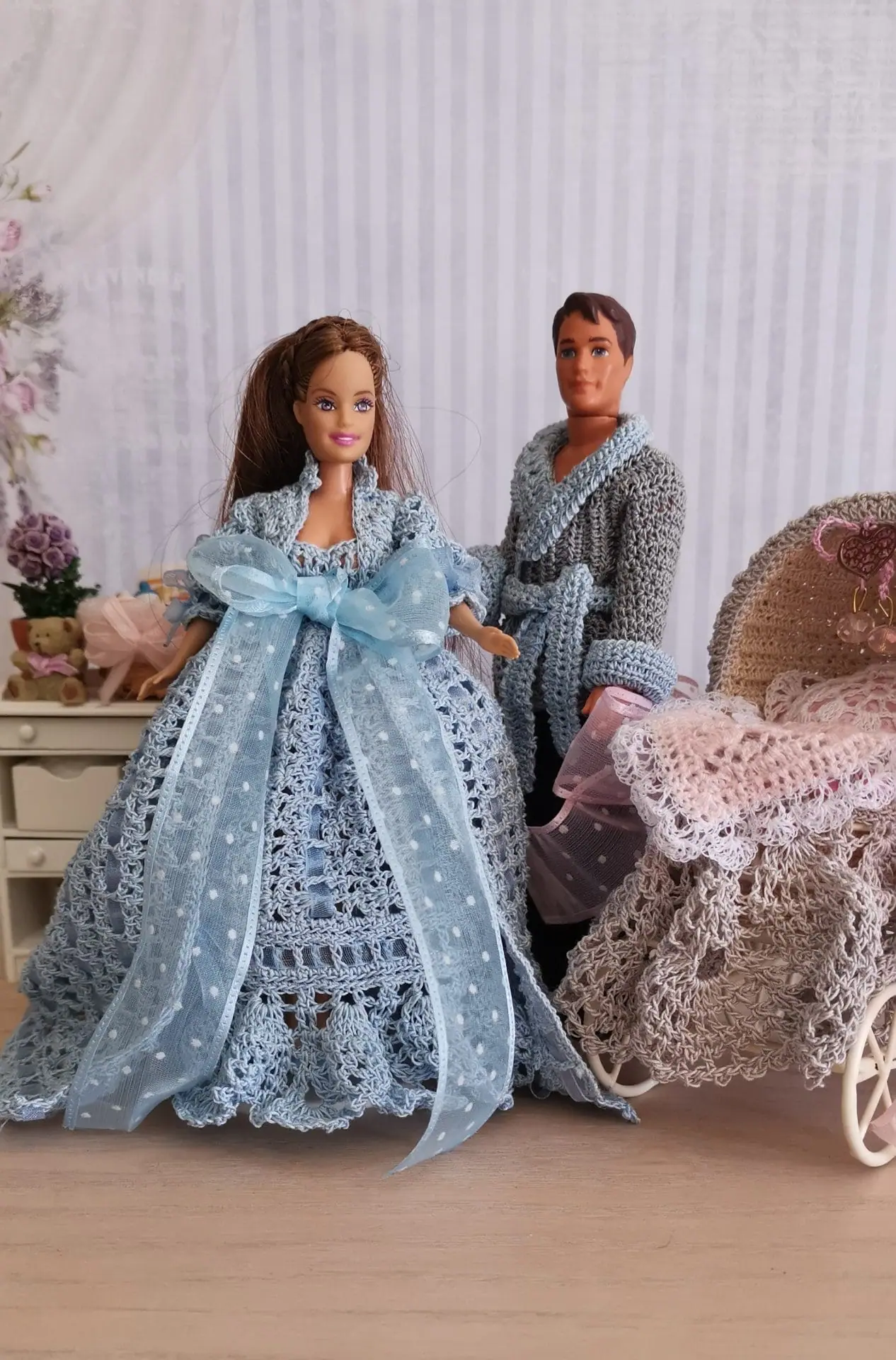 Clothing set in 1/12 scale, clothing for sleeping. 3 img 20240529 173728 edit 95946112771816.jpg