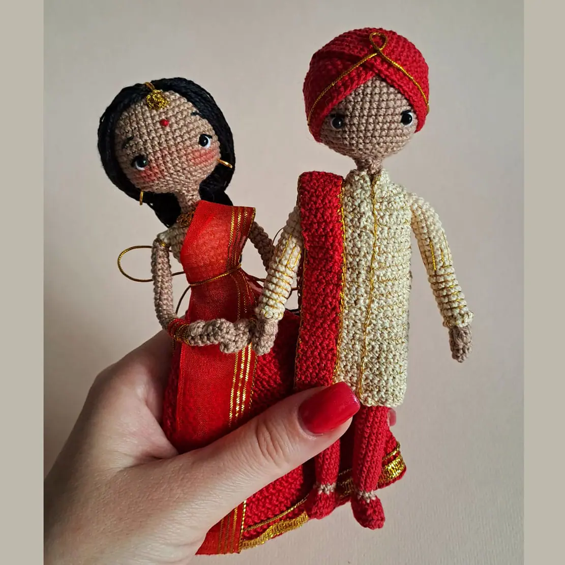 Crochet indian doll online