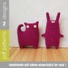 PDF sewing pattern Bunny and Cat