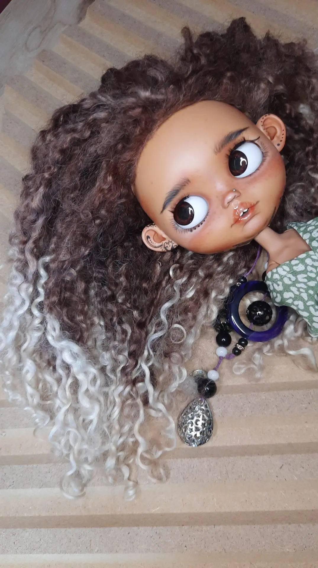 Afro blythe doll Ethnic doll Afro princess Mulatto tatoo doll 14 20240727 121437.jpg