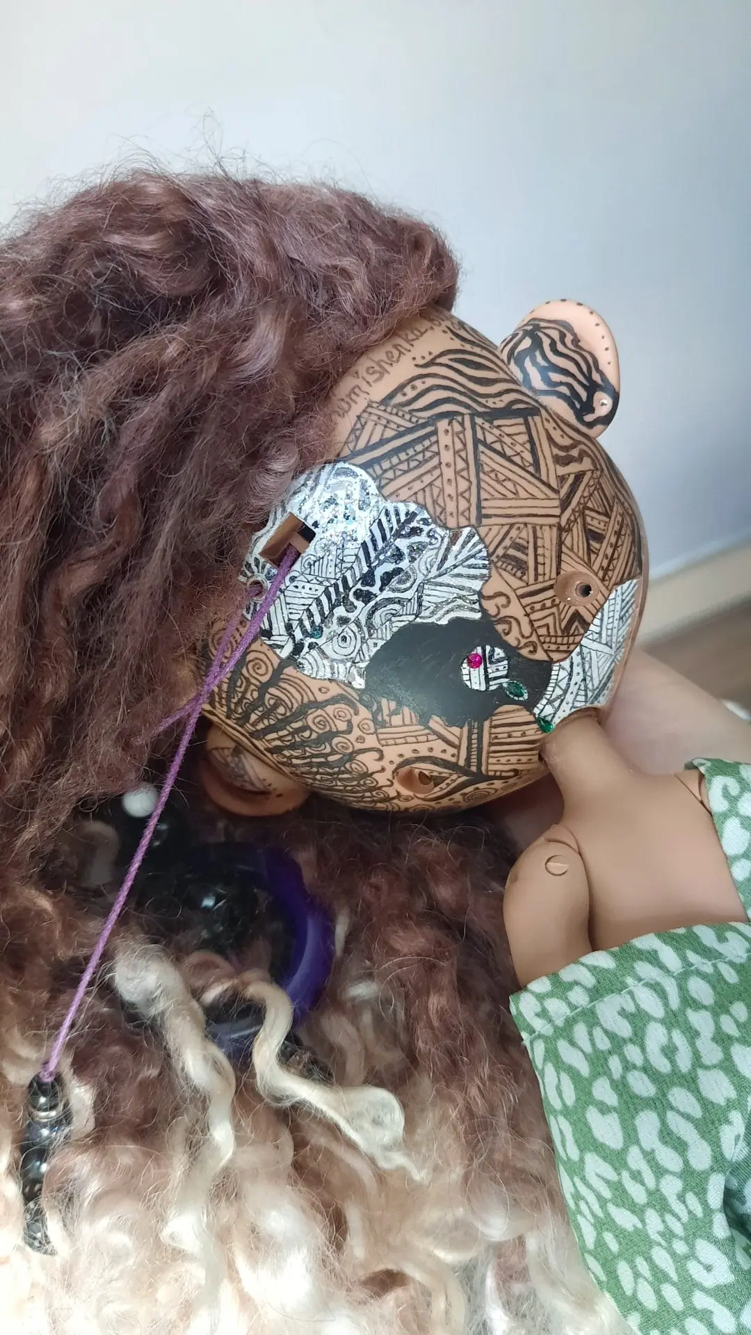 Afro blythe doll Ethnic doll Afro princess Mulatto tatoo doll 7 1000052513 01.jpeg