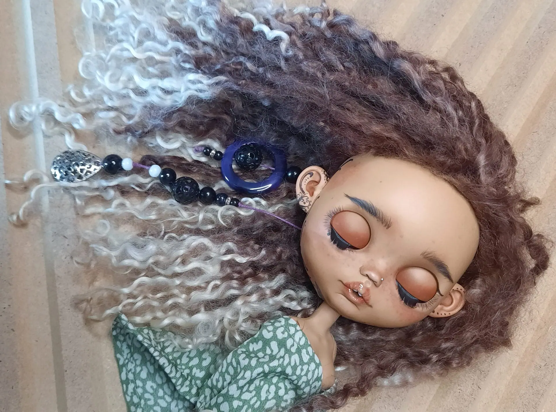 Afro blythe doll Ethnic doll Afro princess Mulatto tatoo doll 6 1000052510 01.jpeg
