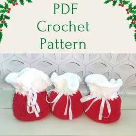 Christmas gift bag crochet pattern Santa sacks Crochet