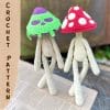 Mushroom toy crochet pattern