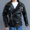 FR homme doll outfit realistic biker jacket