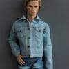FR homme doll outfit realistic denim jacket