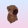 Capybara plush pattern