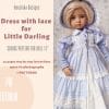 Victorian dress for Little Darling doll, Pattern and sewing tutorial
