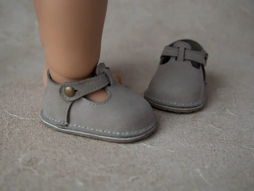 Shoes for Meadow BB, Genuine leather shoes for doll 18 inches. 5 img 8016.jpg