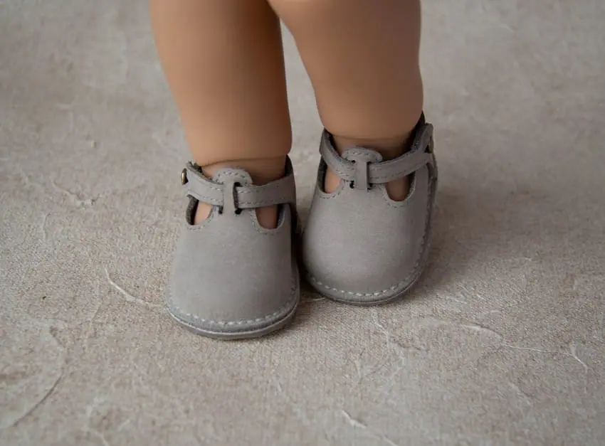 Shoes for Meadow BB, Genuine leather shoes for doll 18 inches. 4 img 8012.jpg