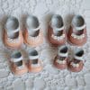 Meadow dumpling doll shoes with flowers