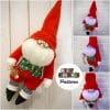 Christmas Gnome pattern. Holiday gnome pattern. DIY gnome tutorial.