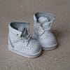 Meadow Dumpling white Oxford boots.