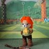 Ginny's quidditch-shaped toy is the Holyhead Harpies