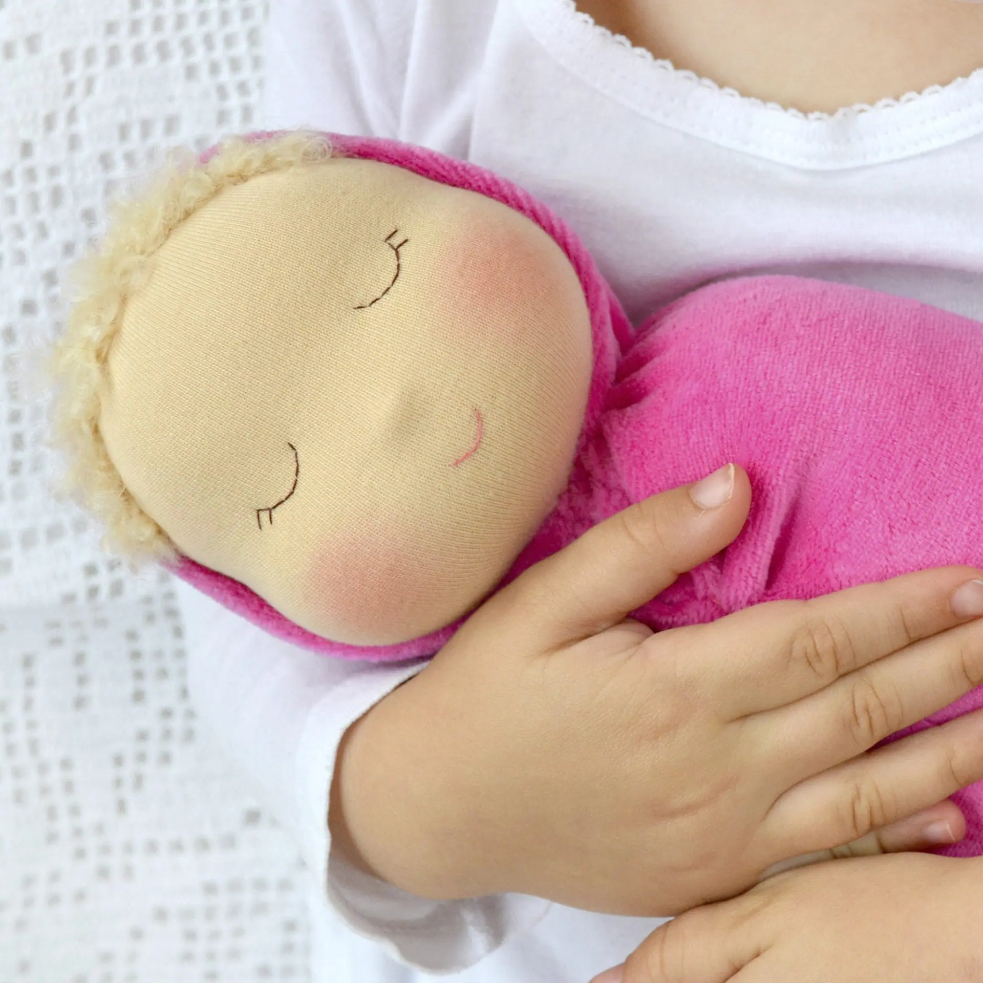 DIY Waldorf swaddle sleeping doll 11 inch/27 cm tall. PDF pattern 3 DIY Waldorf swaddle sleeping doll 11 inch (27 cm) tall. PDF sewing pattern and tutorial.