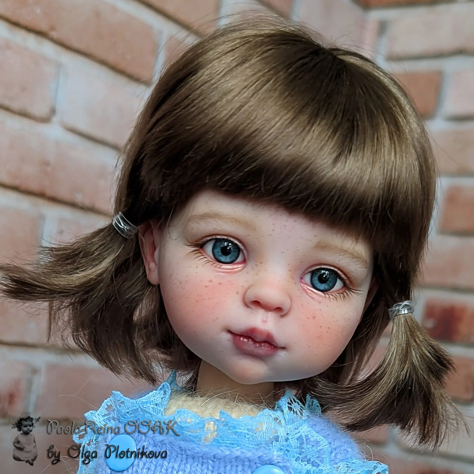 POUPÉE PAOLA REINA Ooak neuve ( Alias Amigurumi : GALINA
