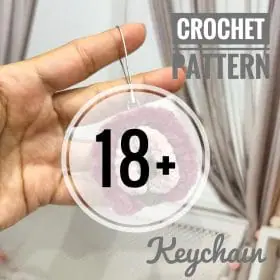 crochet pattern vagina toy keychain