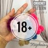 CROCHET PATTERN PENIS keychain ELMIRAJEART