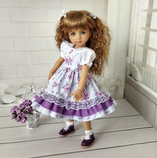 Addie Doll - Lilac Floral main image 0