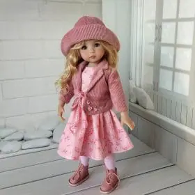 Tenue Pour Poupée Effner 13 Little Darling – Taille 13″ – Vêtement Occasion