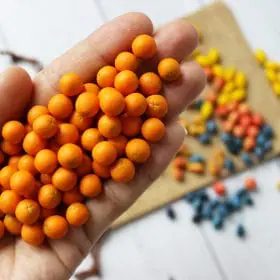 Miniature Orange 1:12 Miniature Fruits Realistic miniature