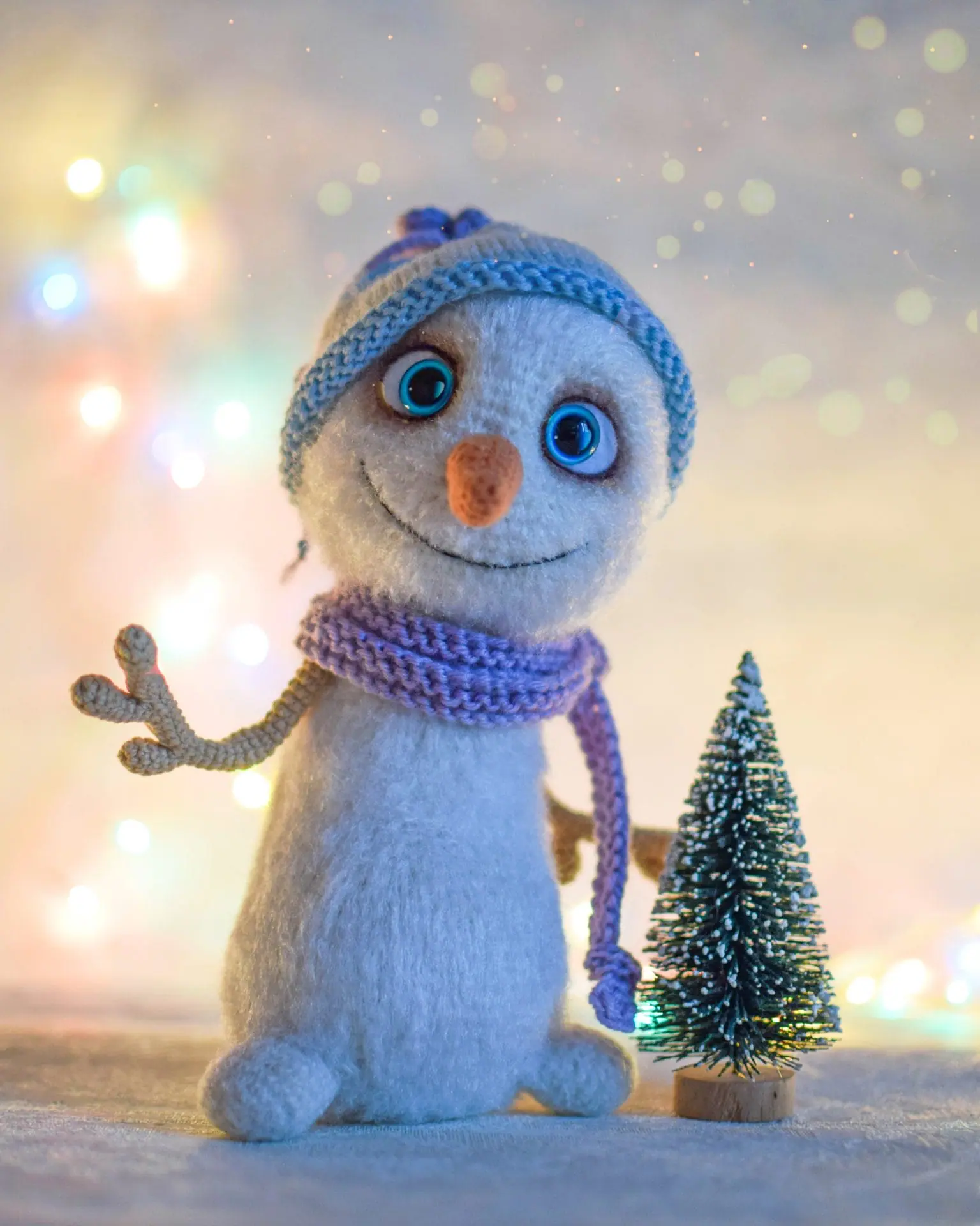 Amigurumi toy Snowman. PDF crochet snowman pattern in English 4 2.jpg