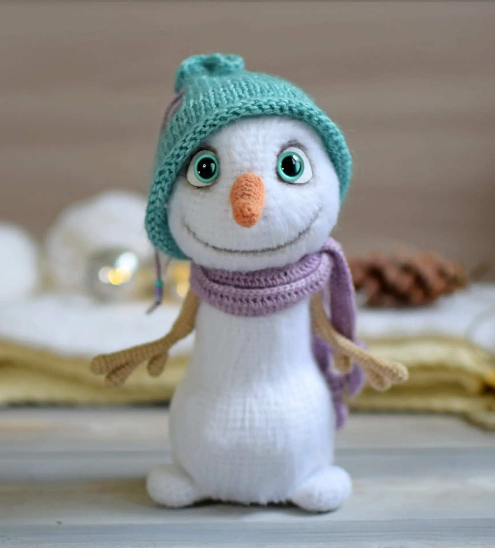 Amigurumi toy Snowman. PDF crochet snowman pattern in English 6 3.jpg