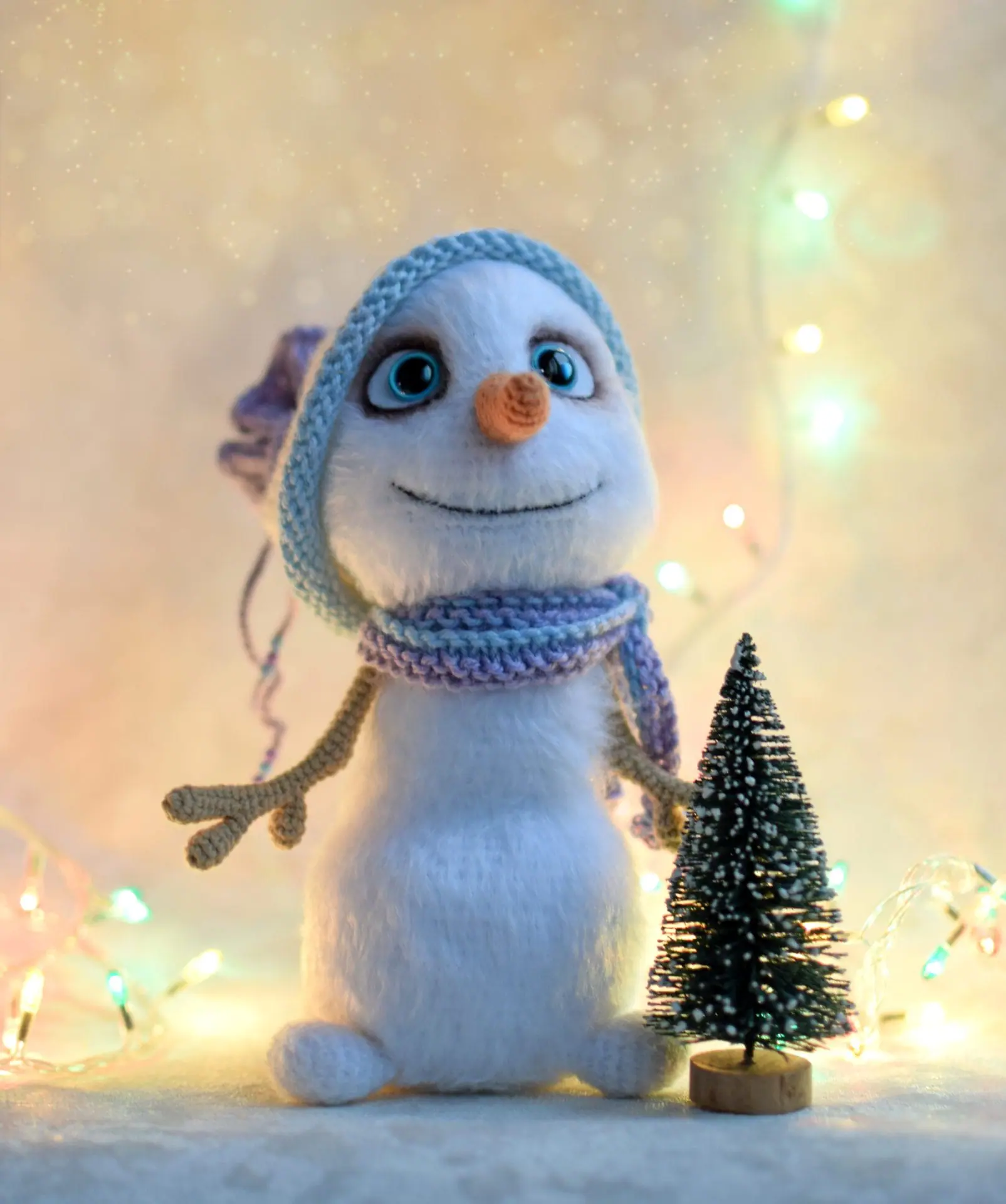 Amigurumi toy Snowman. PDF crochet snowman pattern in English 2 4.jpg