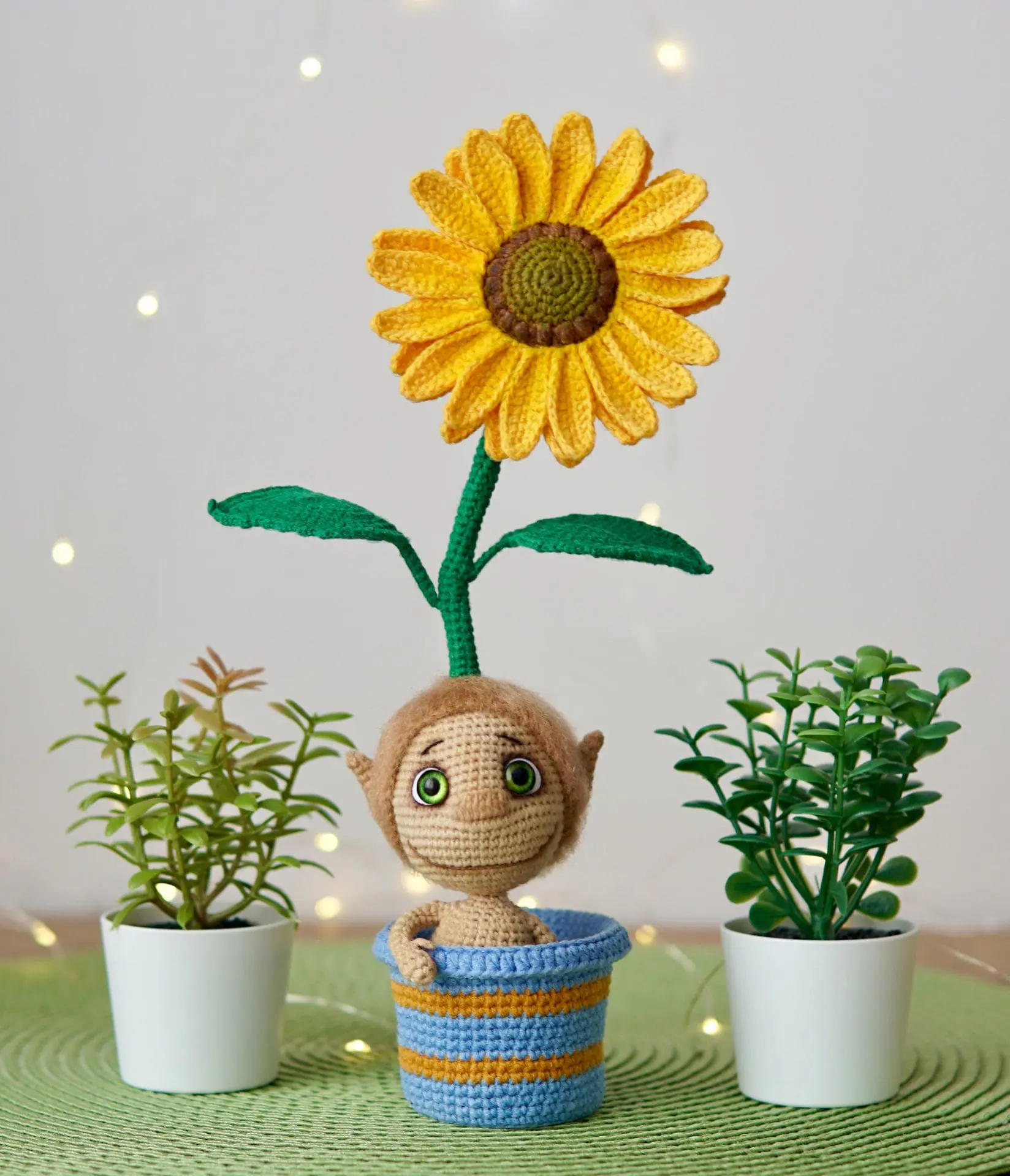 Amigurumi Sunflower child. PDF crochet pattern doll in English 8 img 9588.jpg
