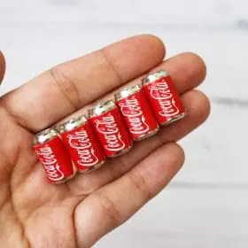 Miniature Cans Miniature beverage Miniature drink Dollhouse Can Realistic miniatures food for dolls Dollhouse miniatures