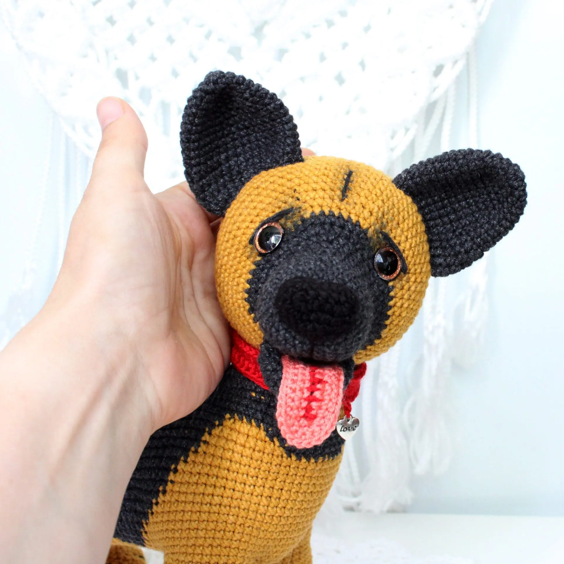 Shepherd dog crochet pattern PDF in English Realistic puppy 6 img 4085.jpg