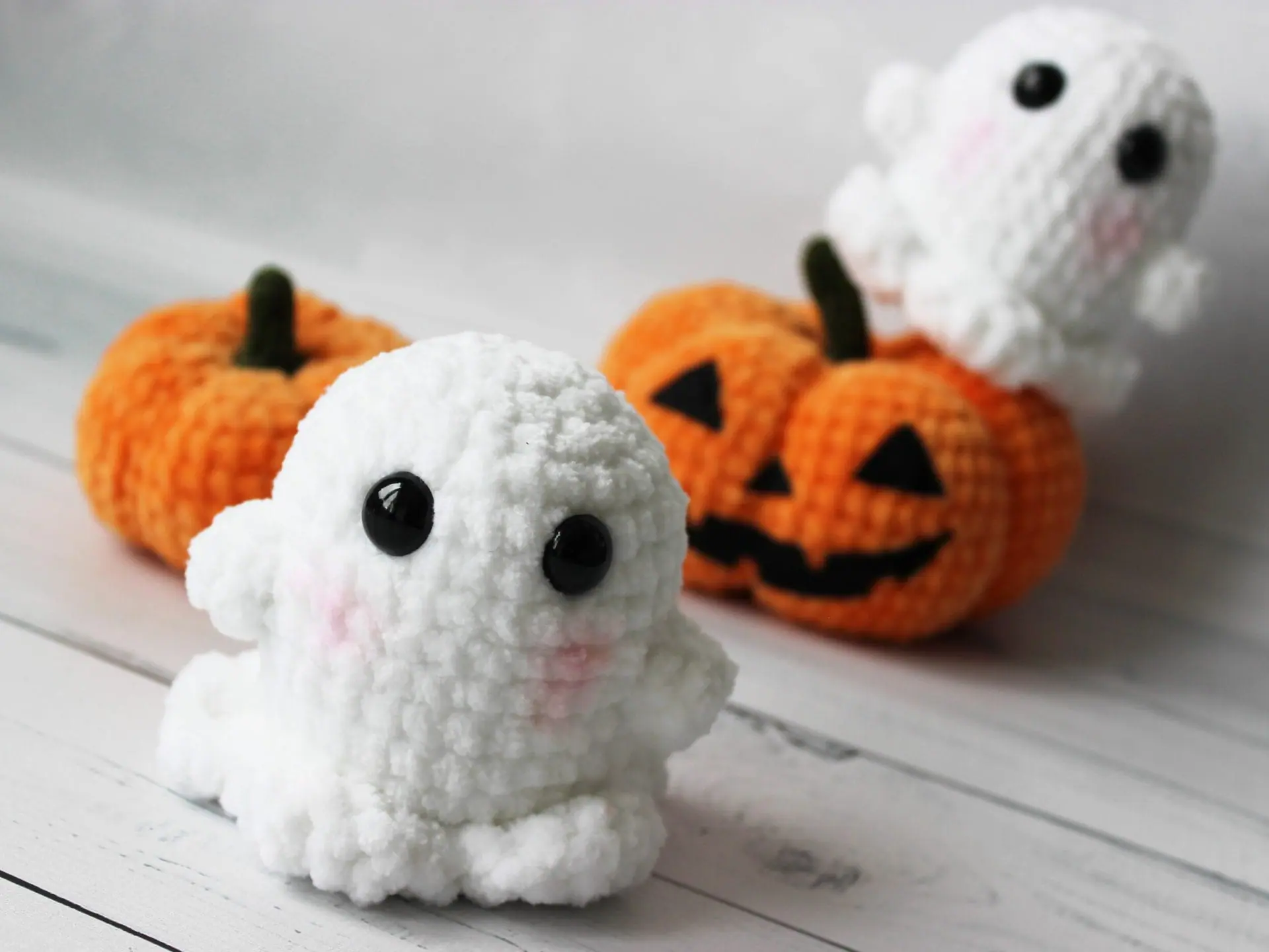 CROCHET PATTERN Ghost toy Pumpkin toy Amigurumi tutorial PDF file 9 CROCHET PATTERN Ghost toy Pumpkin toy