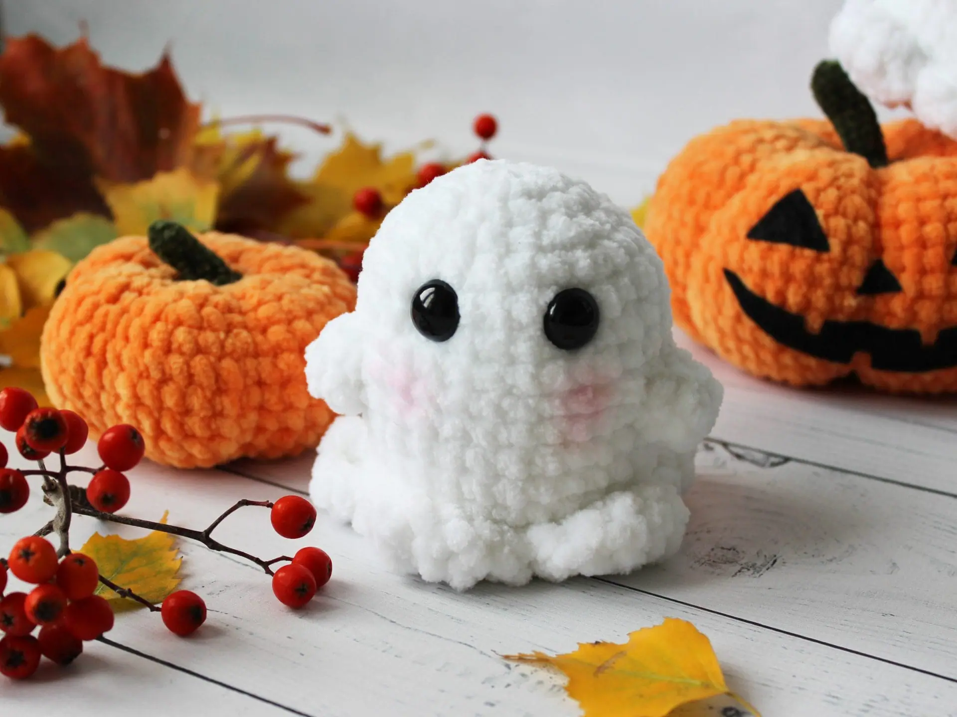 CROCHET PATTERN Ghost toy Pumpkin toy Amigurumi tutorial PDF file 1 CROCHET PATTERN Ghost toy Pumpkin toy