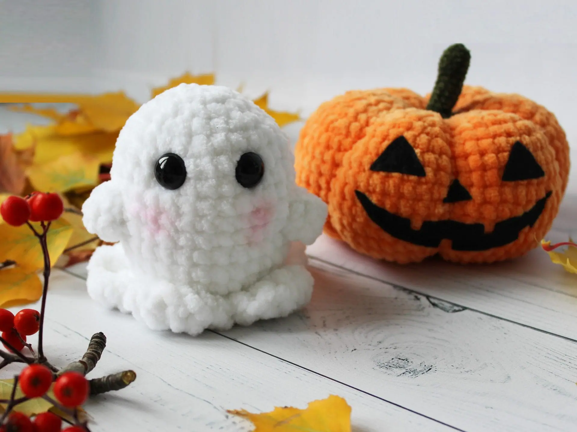 CROCHET PATTERN Ghost toy Pumpkin toy Amigurumi tutorial PDF file 4 CROCHET PATTERN Ghost toy Pumpkin toy