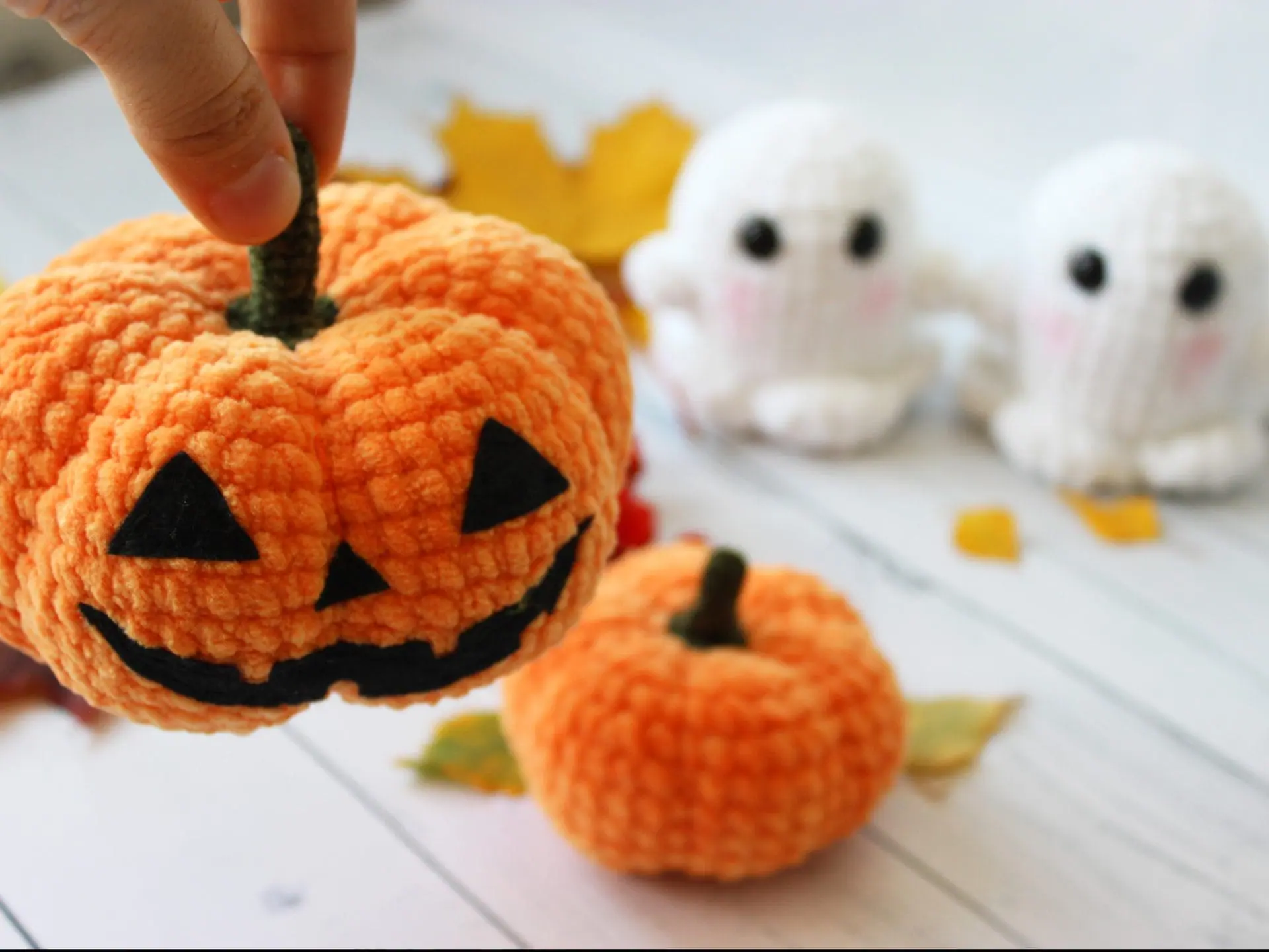 CROCHET PATTERN Ghost toy Pumpkin toy Amigurumi tutorial PDF file 2 CROCHET PATTERN Ghost toy Pumpkin toy