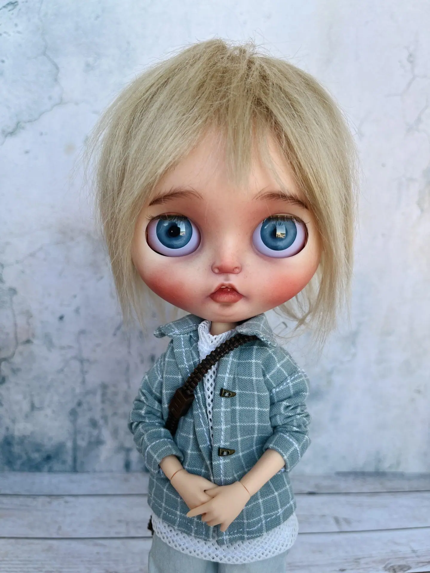 Blythe ForeverHelloKitty２点【yukaminnie様用】 Blythe doll custom sculpted face Natural hair Zombee