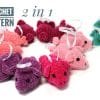 CROCHET PATTERN Pig toy Keychain pig - Amigurumi tutorial PDF file